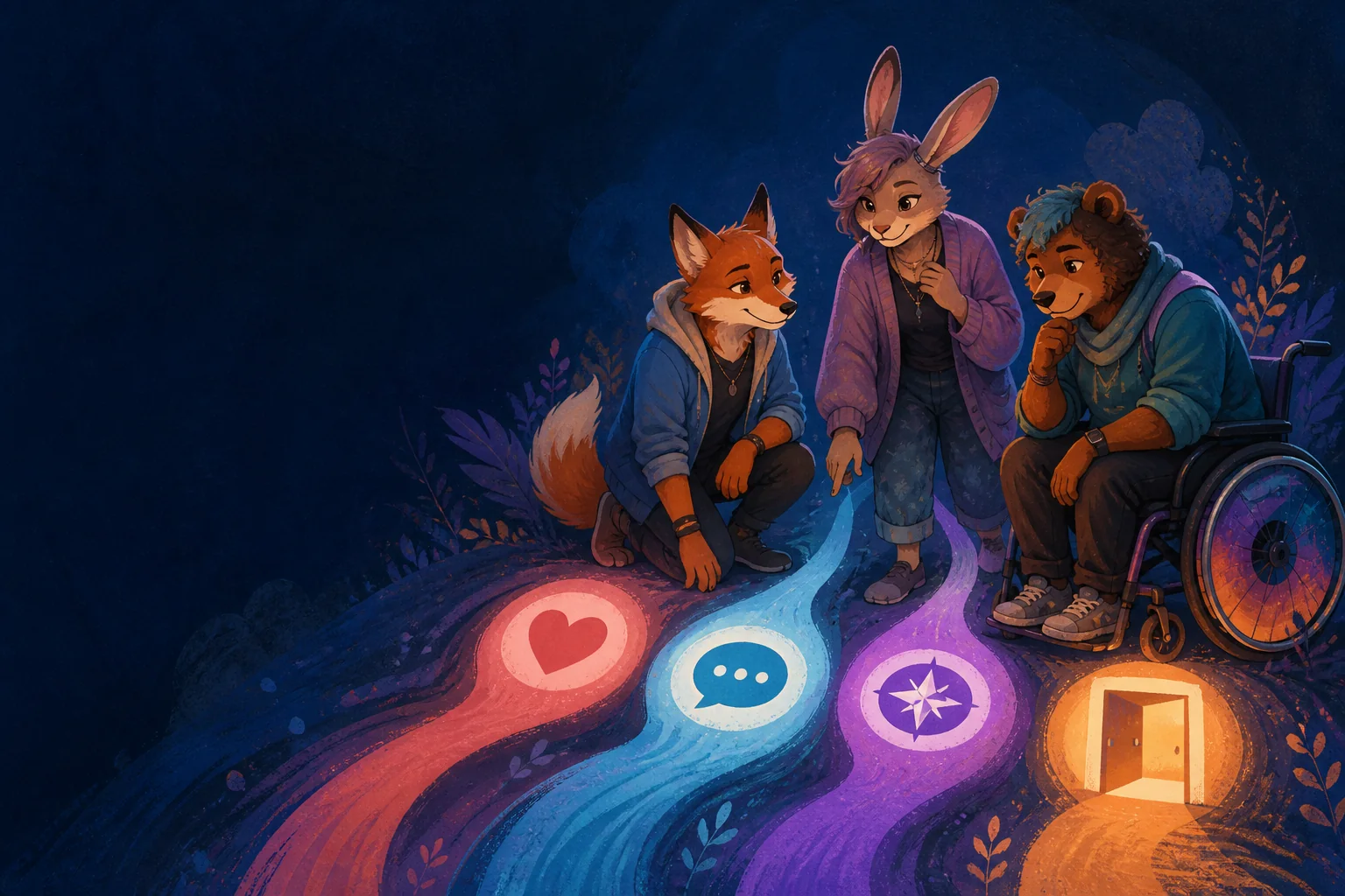 YouMatter support pathways: Finding Professional Mental-Health Help Furry community members compare calm support pathways for finding professional mental-health help